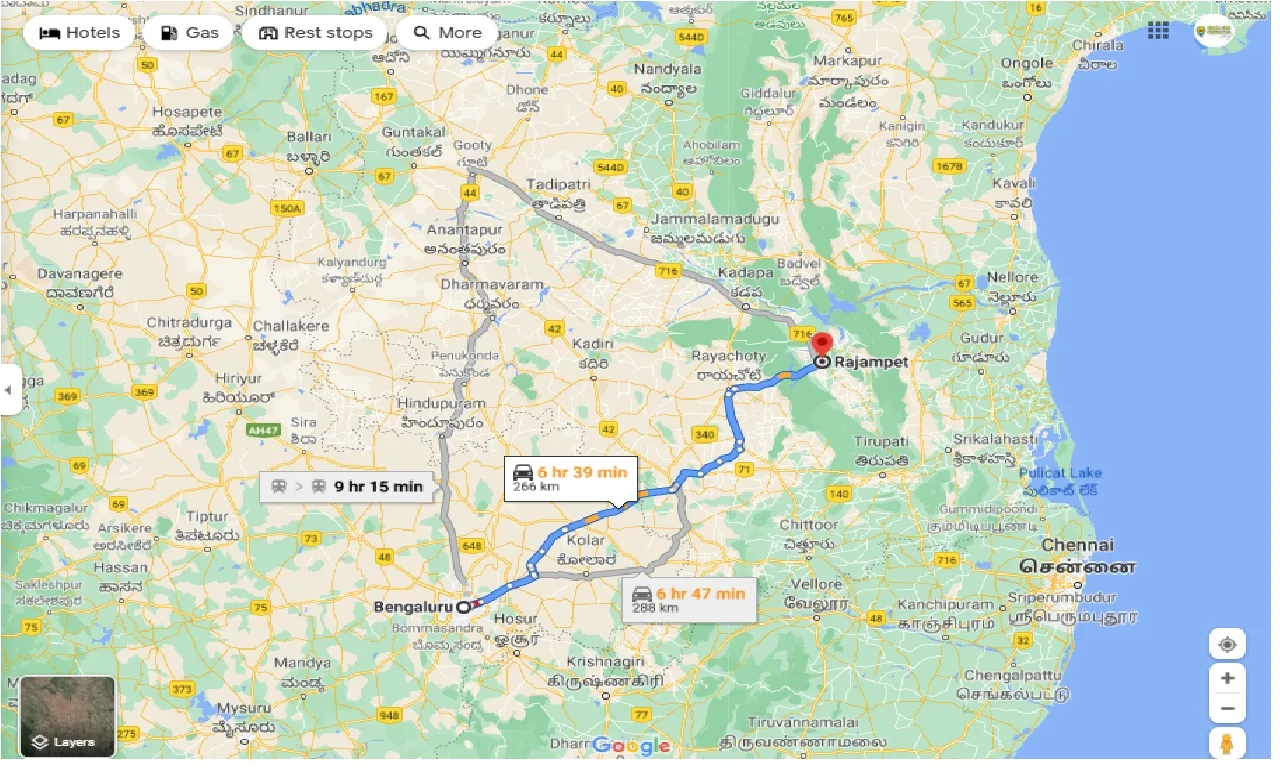 bangalore-to-rajampet-round-trip