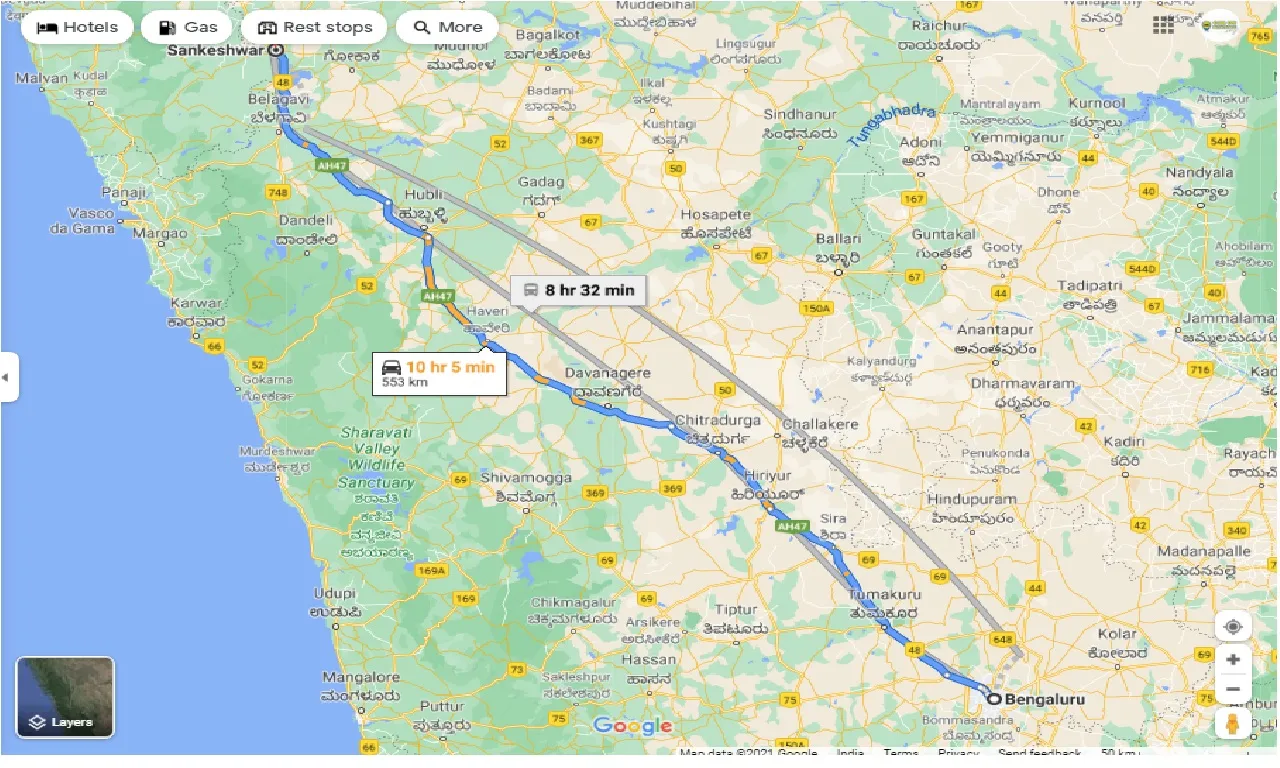 bangalore-to-sankeshwar-round-trip