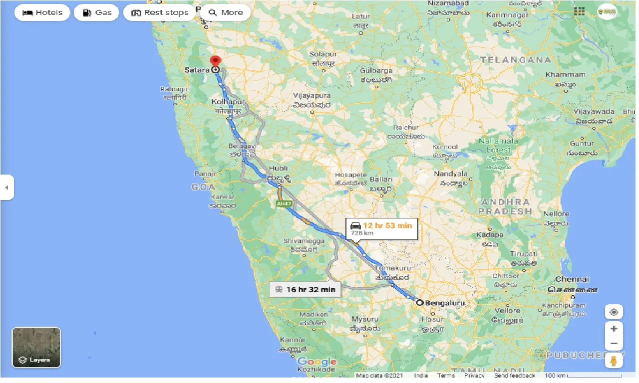 bangalore-to-satara-one-way