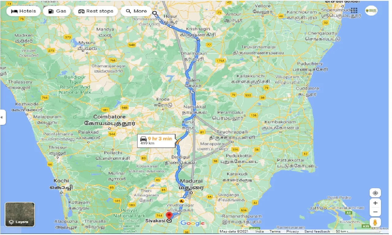 bangalore-to-sivakasi-round-trip