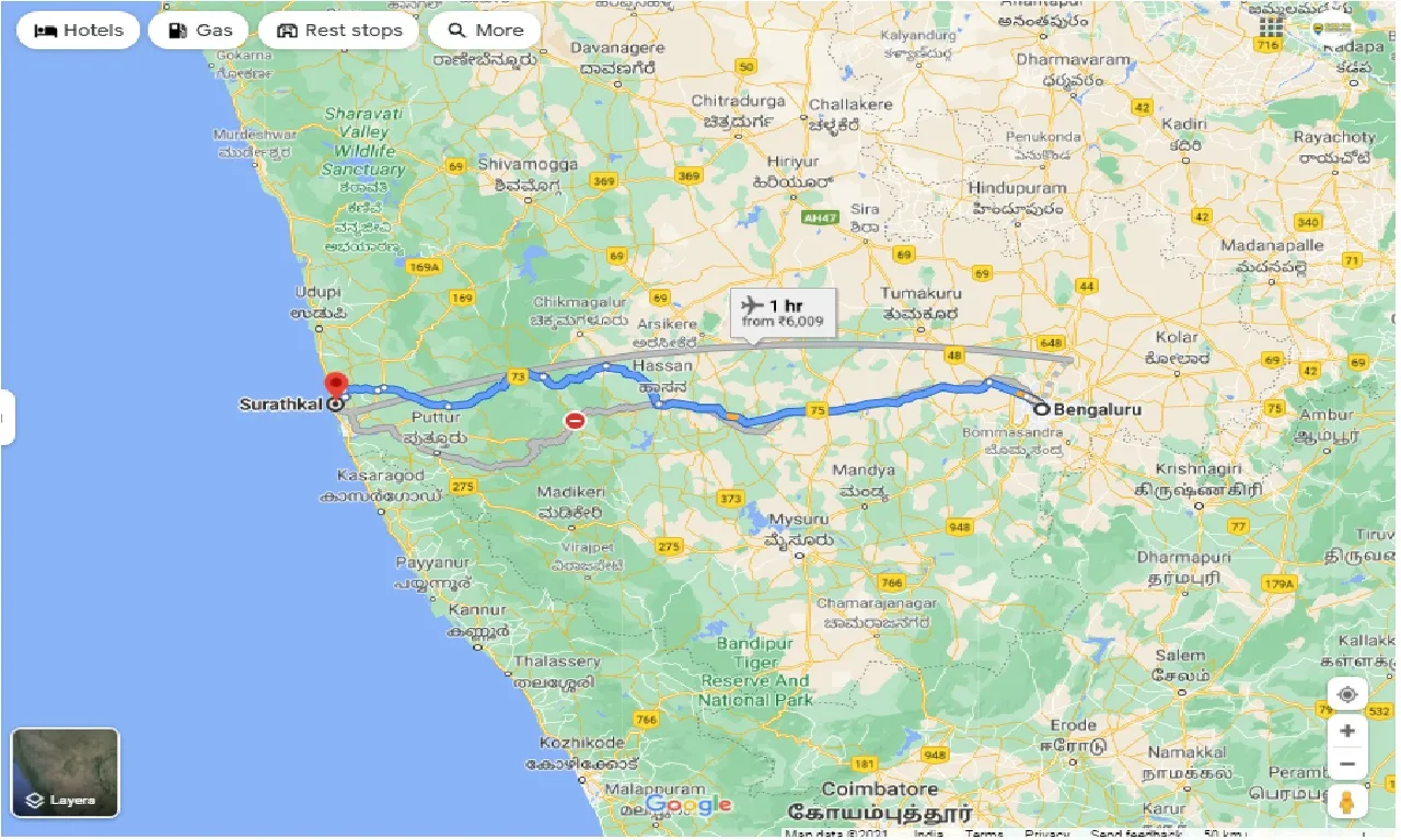 bangalore-to-surathkal-round-trip