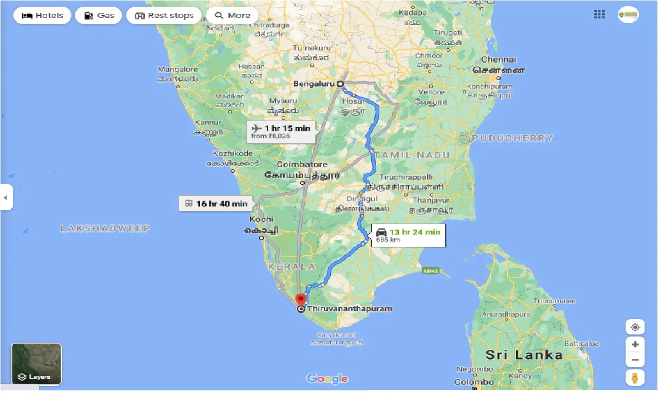 bangalore-to-thiruvananthapuram-round-trip
