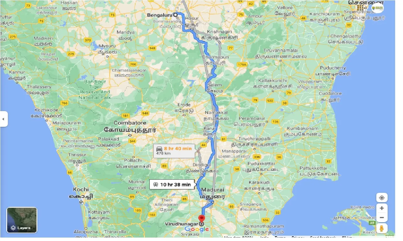 bangalore-to-virudhunagar-round-trip