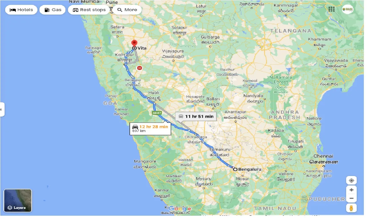 bangalore-to-vita-one-way