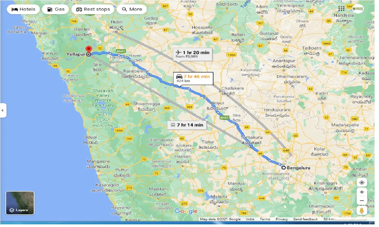 bangalore-to-yellapur-one-way