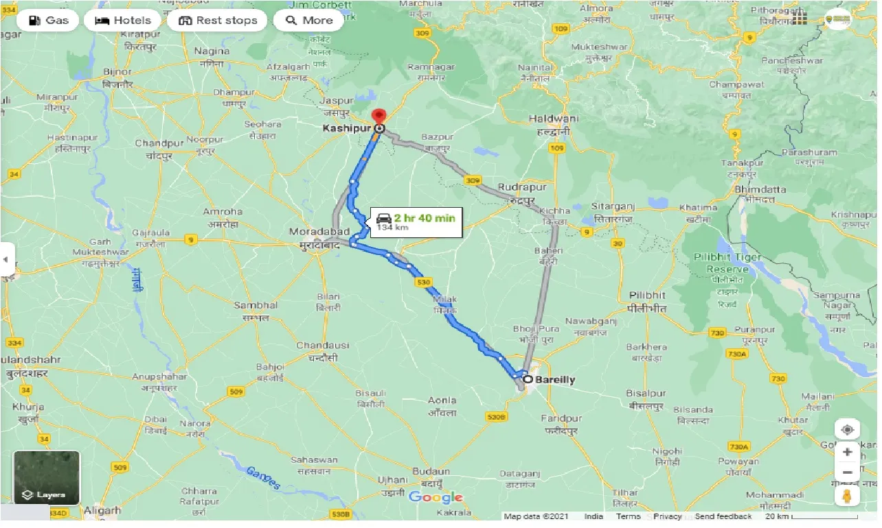 bareilly-to-kashipur-round-trip