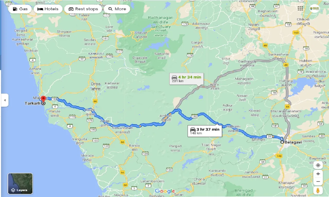 belgaum-to-tarkarli-one-way