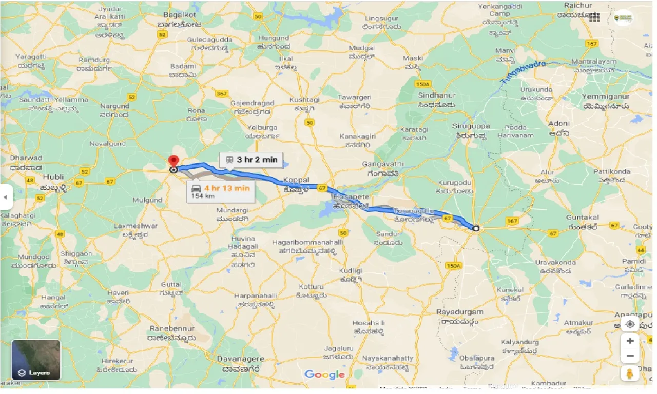 bellary-to-gadag-one-way