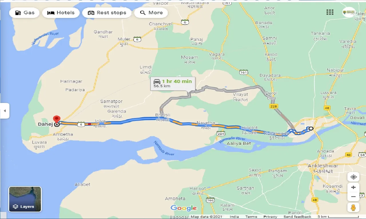 bharuch-to-dahej-one-way