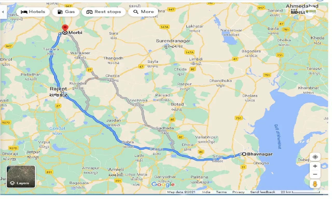 bhavnagar-to-morbi-one-way