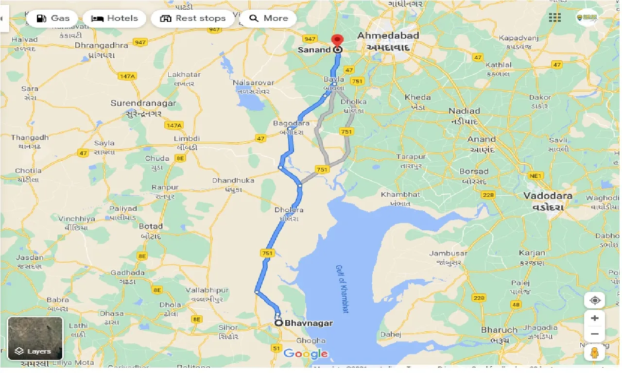 bhavnagar-to-sanand-taxi