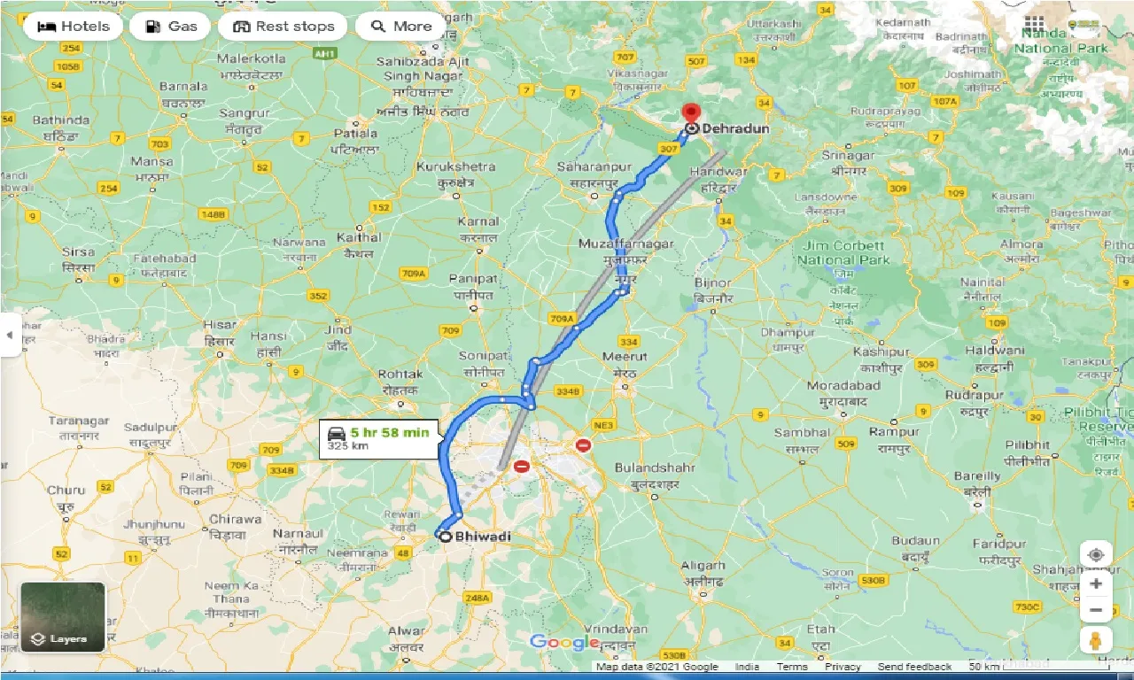 bhiwadi-to-dehradun-round-trip