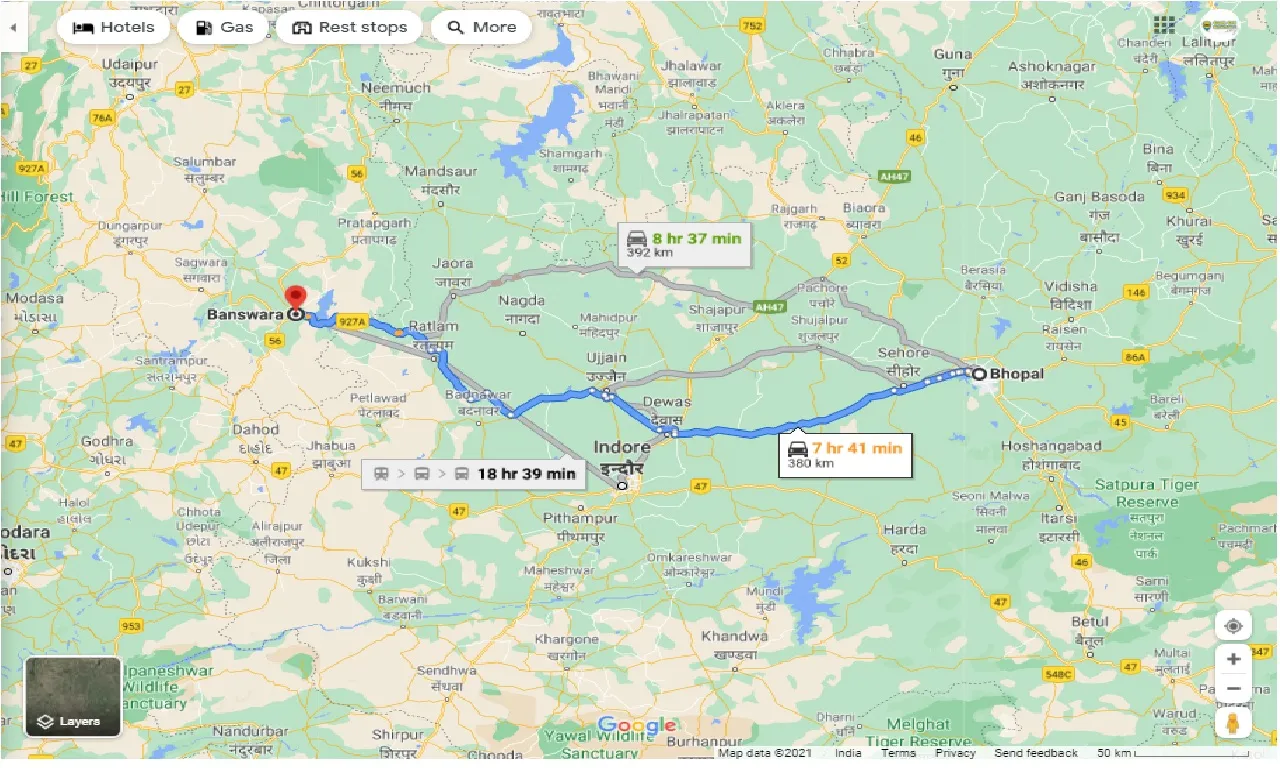 bhopal-to-banswara-one-way