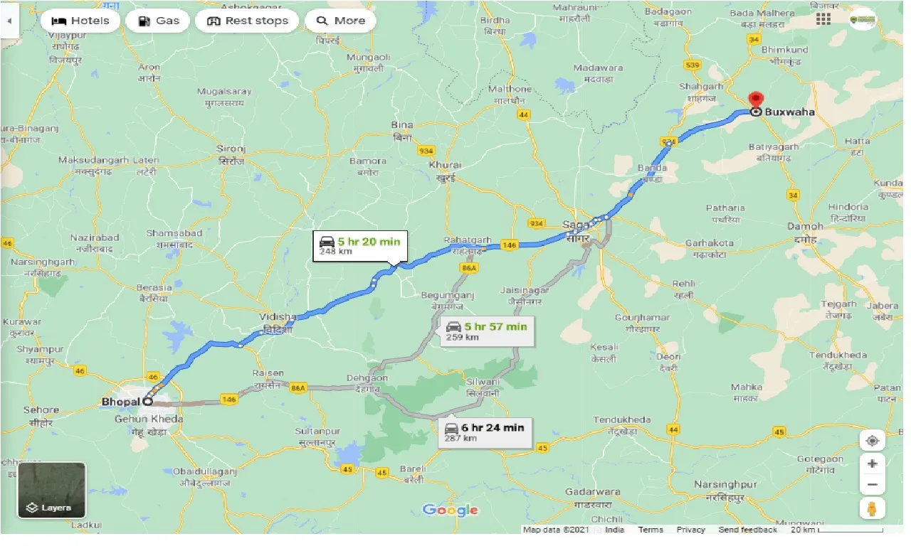 bhopal-to-buxwaha-one-way