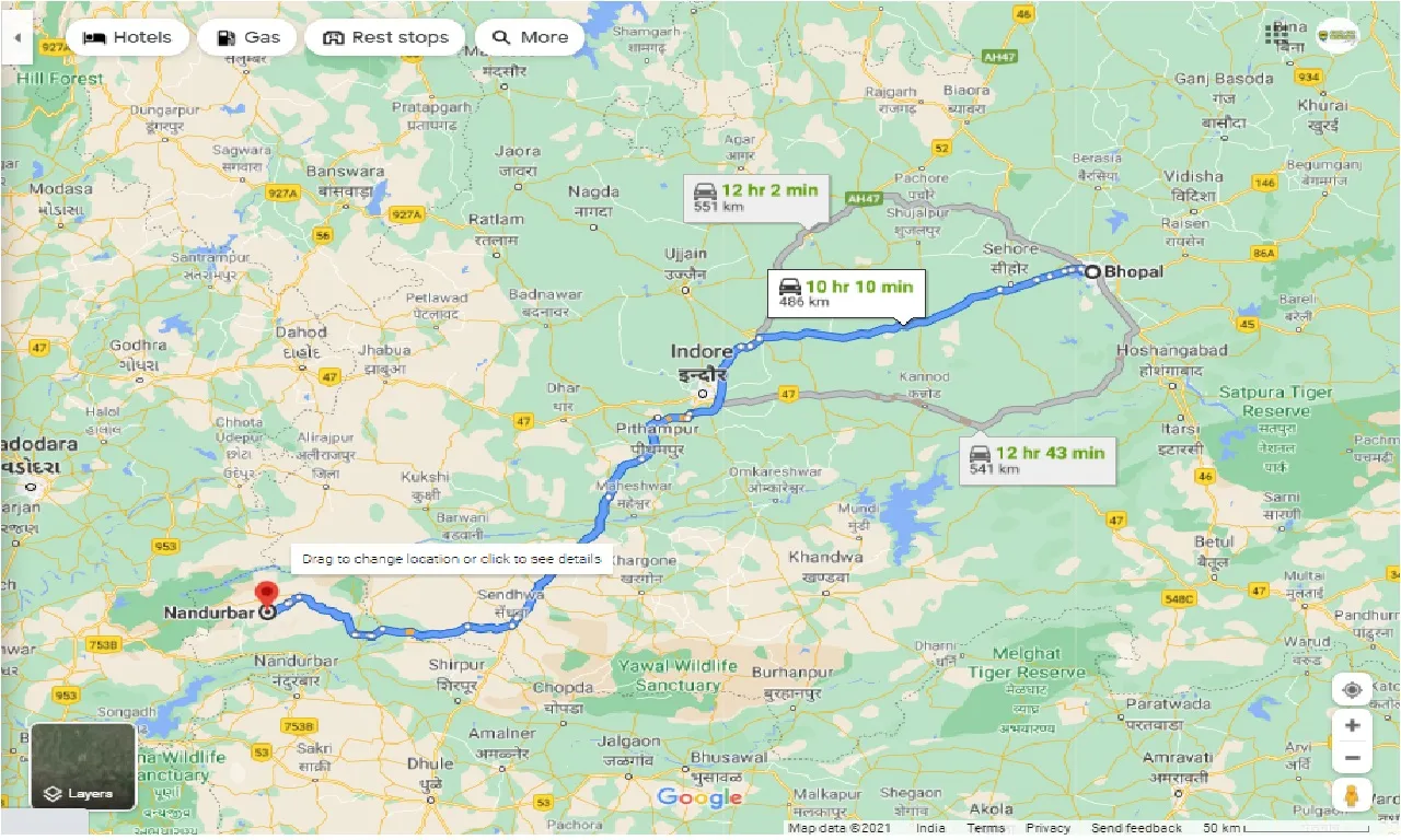 bhopal-to-nandurbar-round-trip