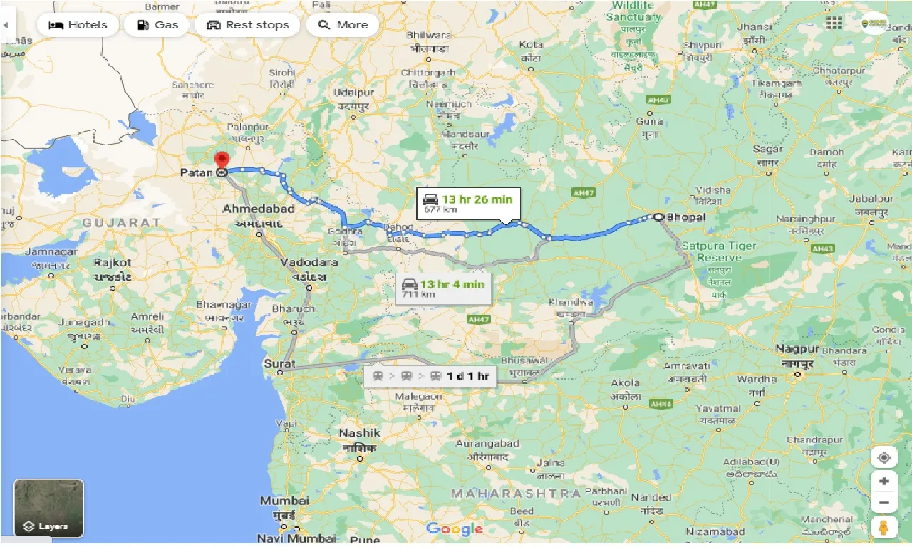 bhopal-to-patan-round-trip