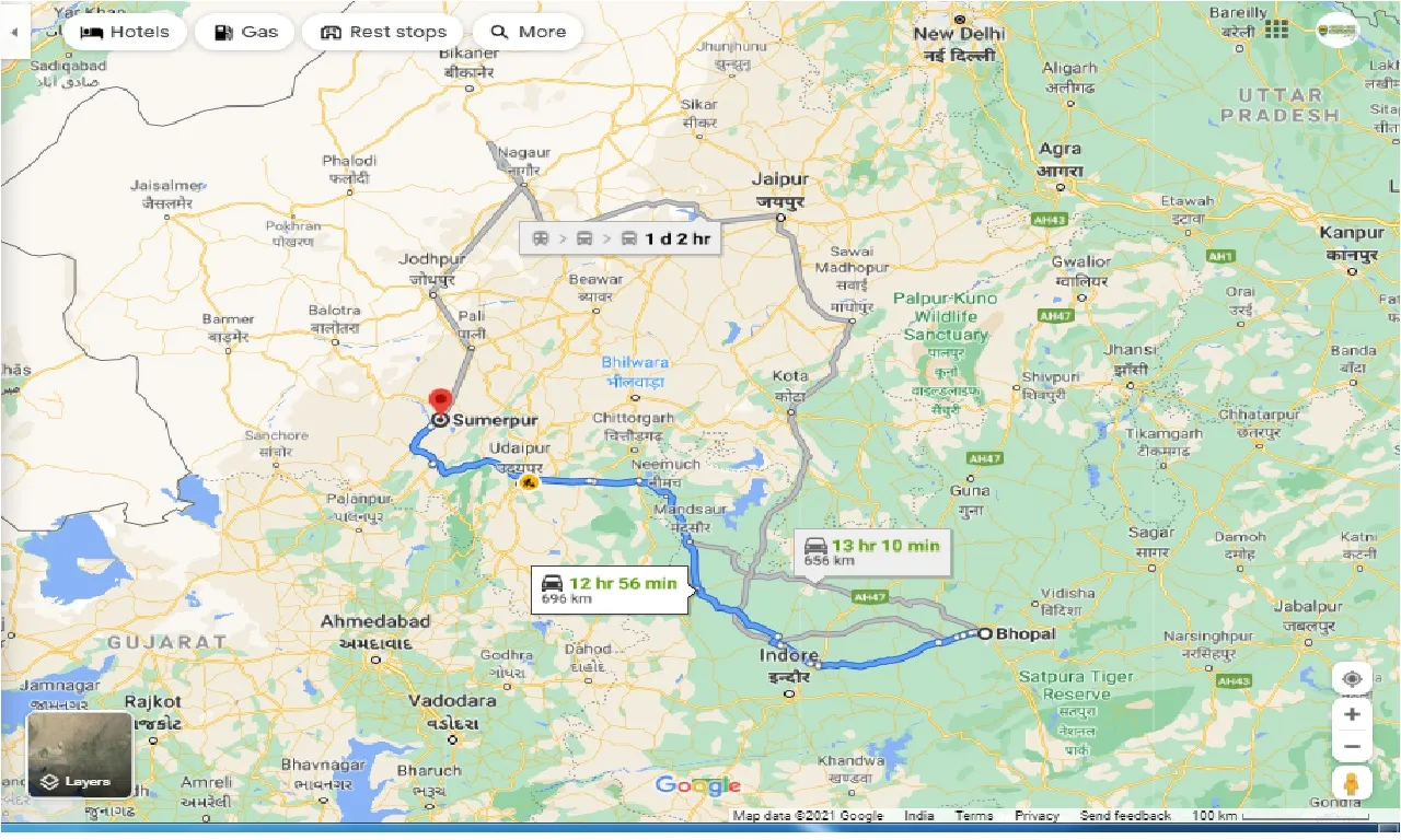 bhopal-to-sumerpur-round-trip