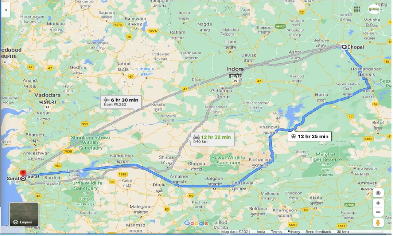 bhopal-to-surat-round-trip