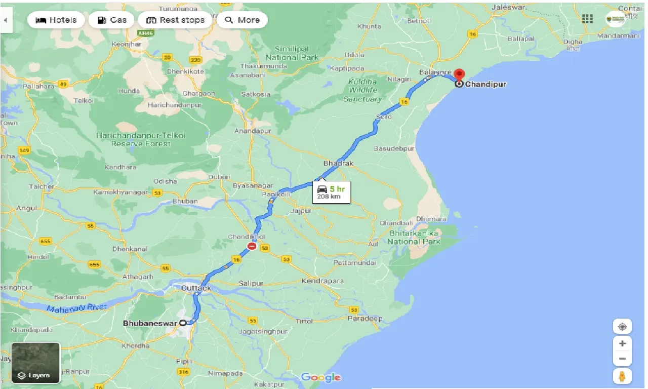 bhubaneswar-to-chandipur-one-way