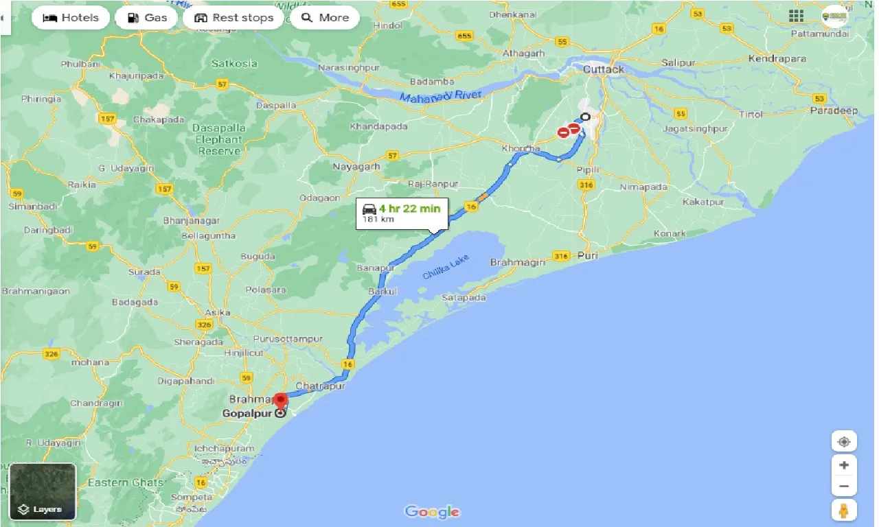 bhubaneswar-to-gopalpur-one-way