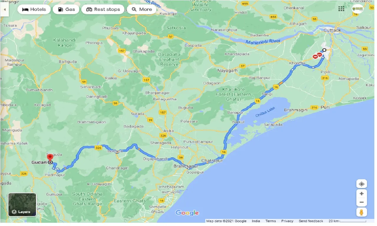 bhubaneswar-to-gudari-one-way