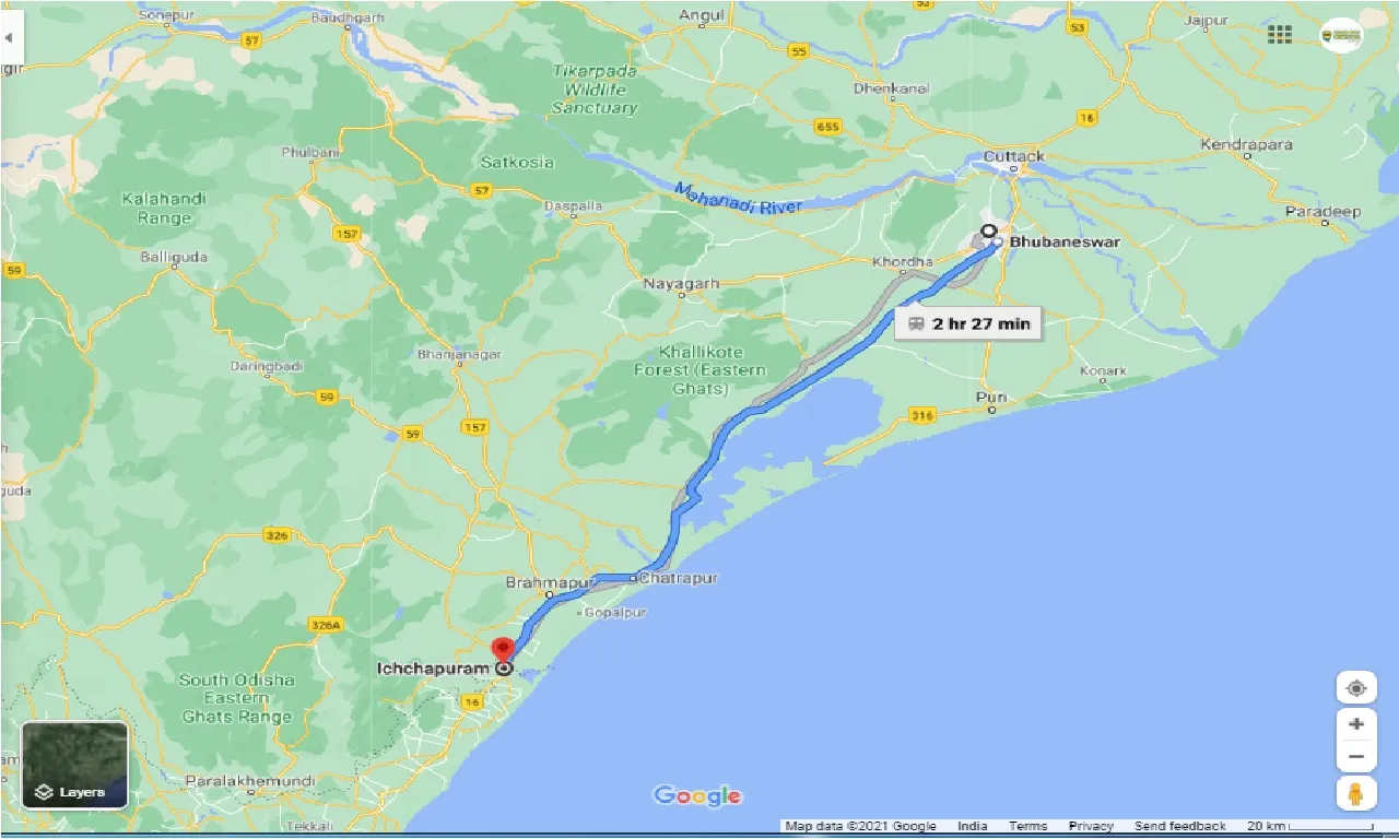 bhubaneswar-to-ichchapuram-one-way