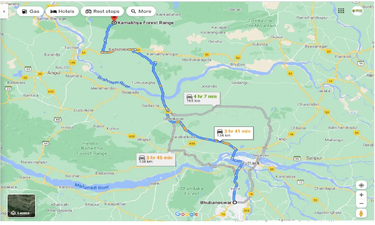 bhubaneswar-to-kamakhya-forest-range-one-way