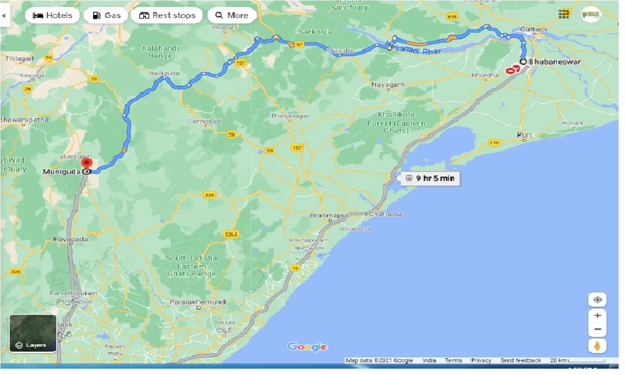 bhubaneswar-to-muniguda-taxi