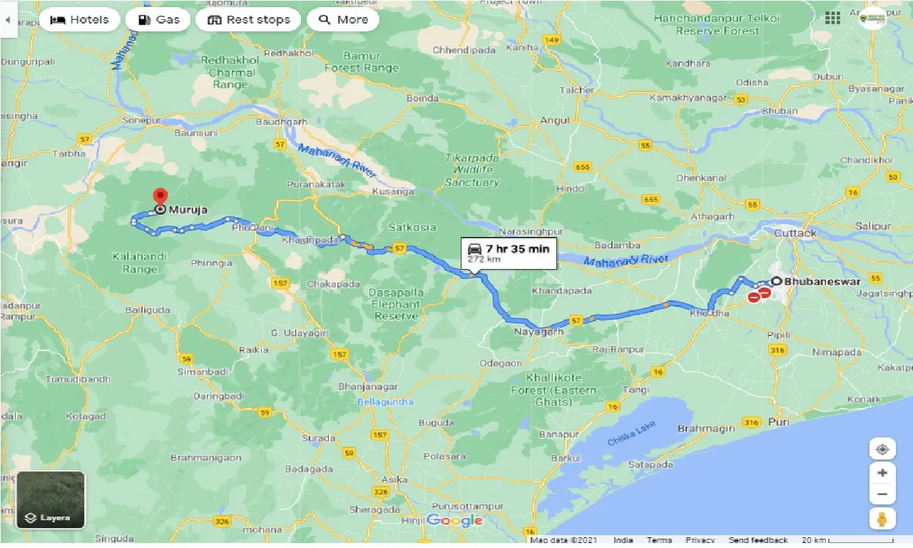 bhubaneswar-to-muruja-one-way