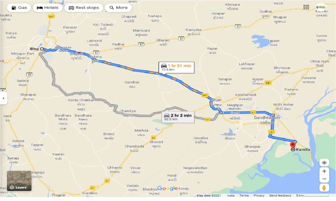 bhuj-to-kandla-round-trip