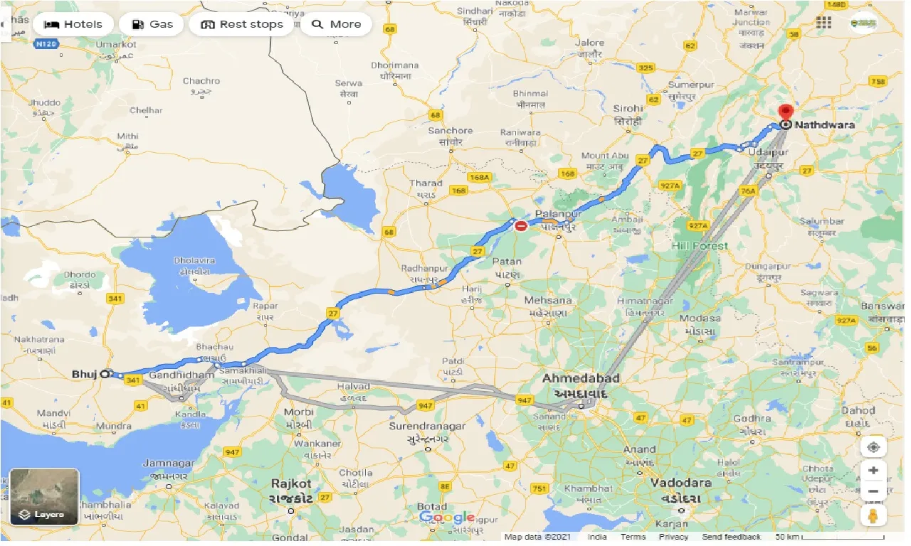 bhuj-to-nathdwara-one-way