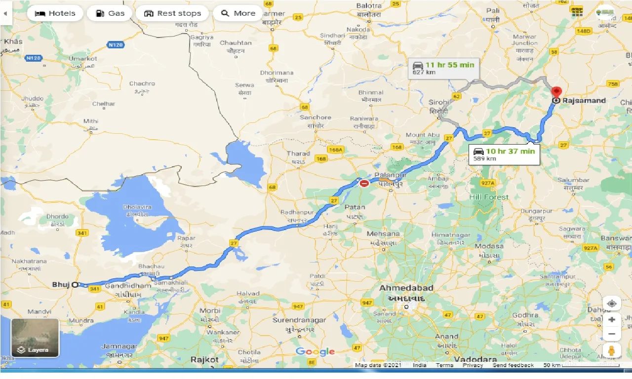 bhuj-to-rajsamand-taxi