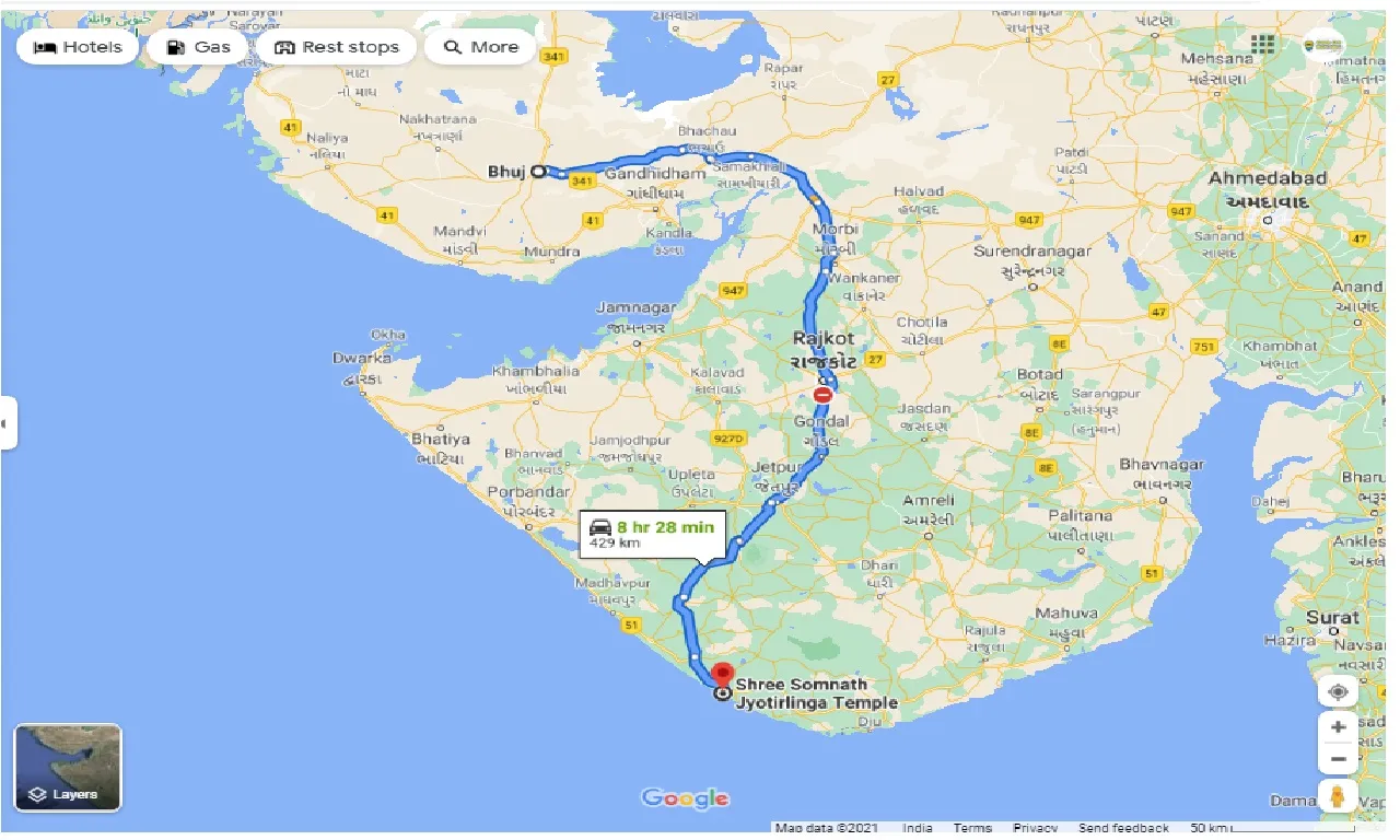 bhuj-to-somnath-one-way