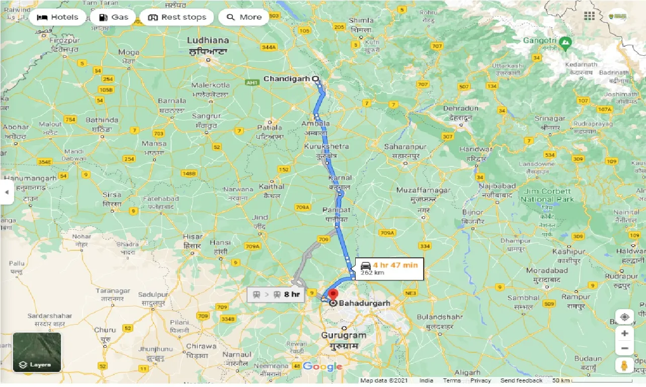 chandigarh-to-bahadurgarh-one-way