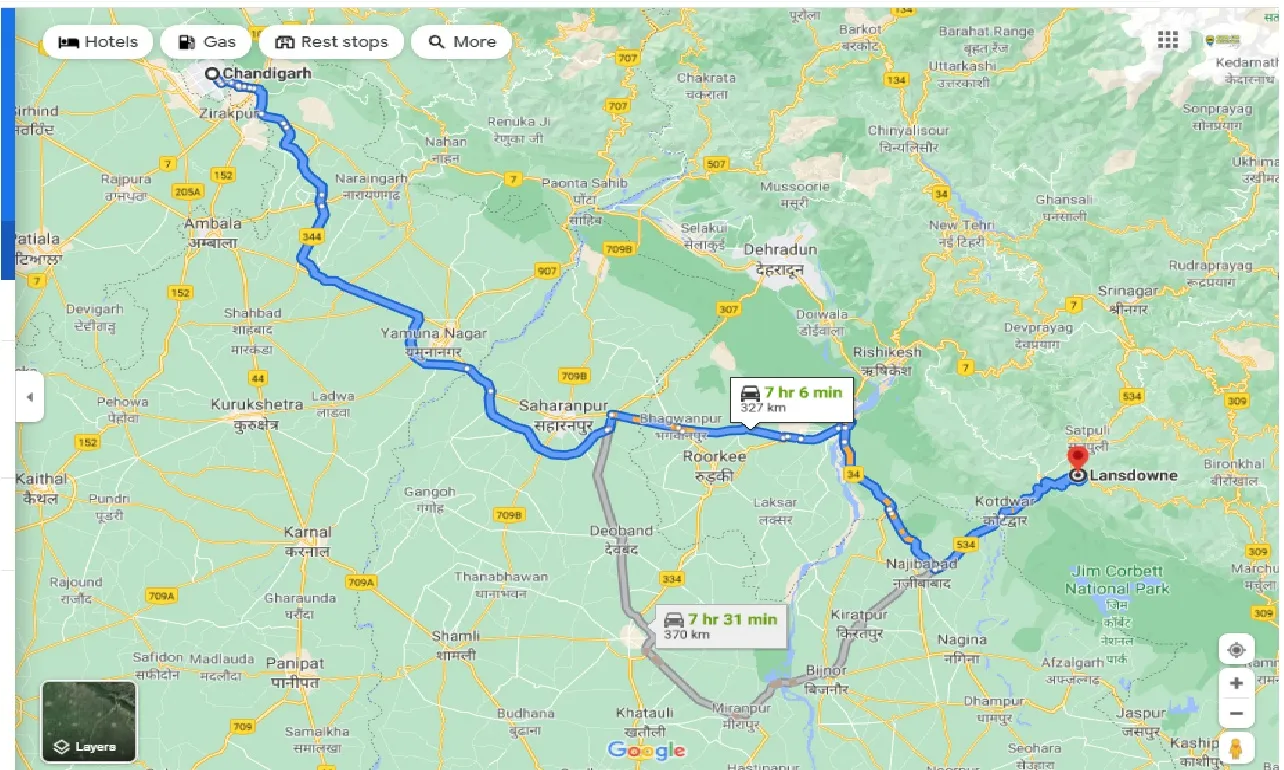 chandigarh-to-lansdowne-round-trip