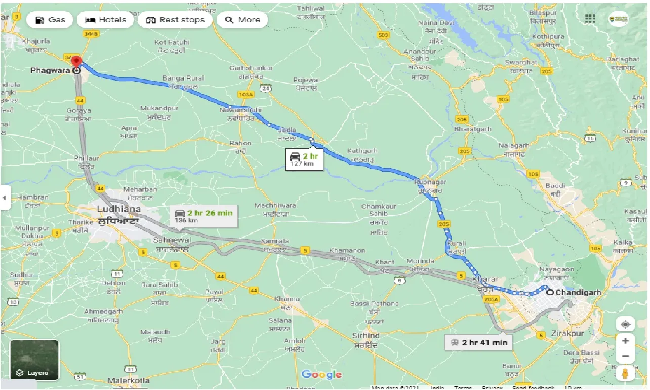 chandigarh-to-phagwara-round-trip