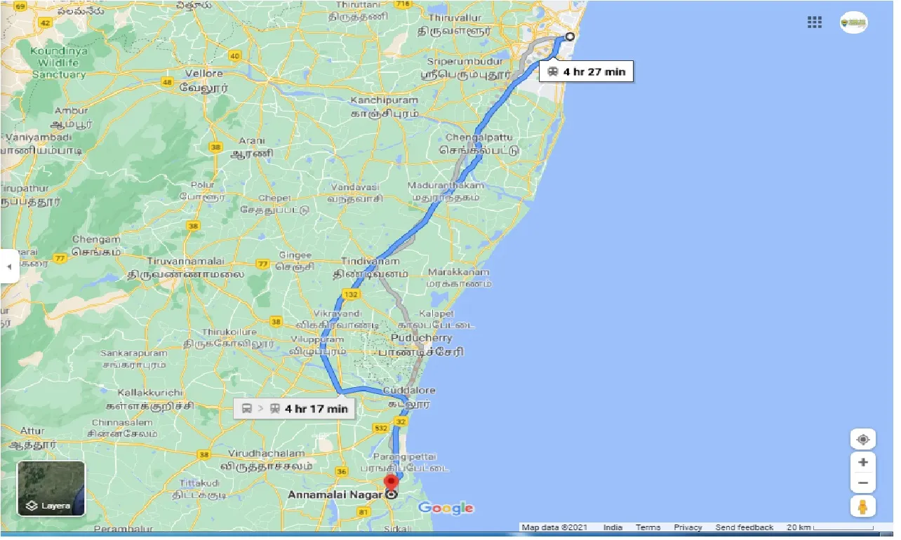 chennai-to-annamalai-nagar-round-trip