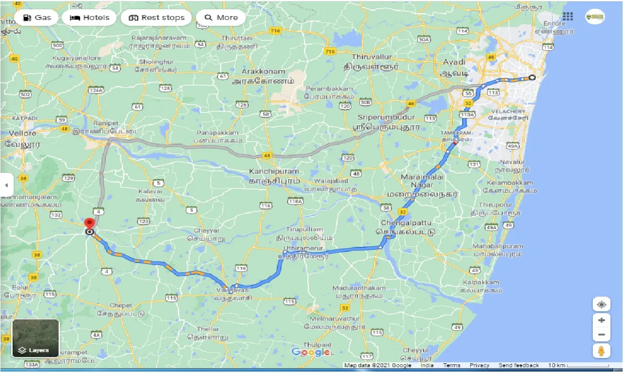 chennai-to-arani-round-trip