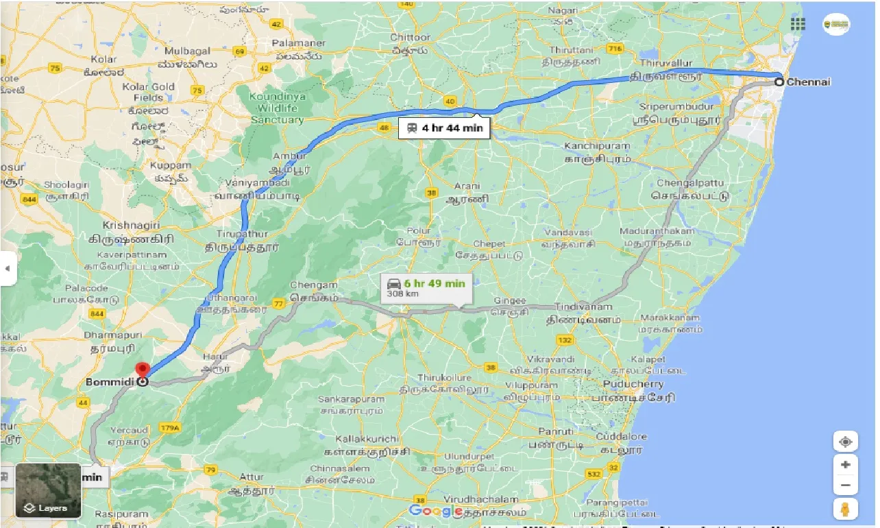 chennai-to-b-mallapuram-one-way