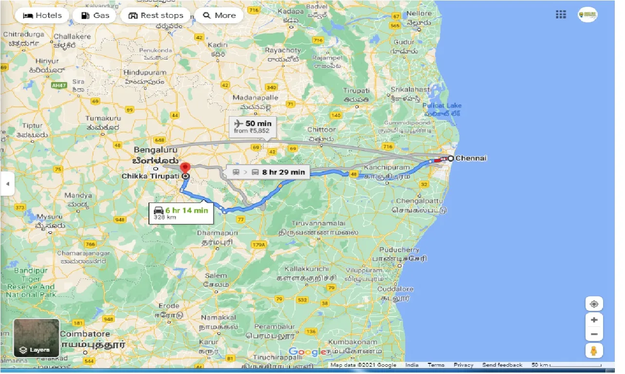 chennai-to-chikka-tirupati-one-way