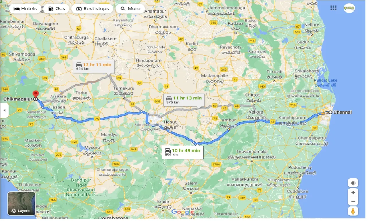 chennai-to-chikmagalur-round-trip