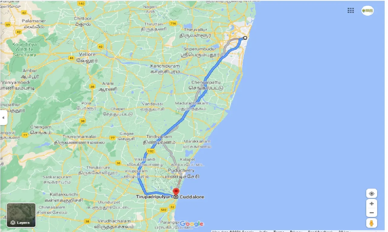 chennai-to-cuddalore-one-way