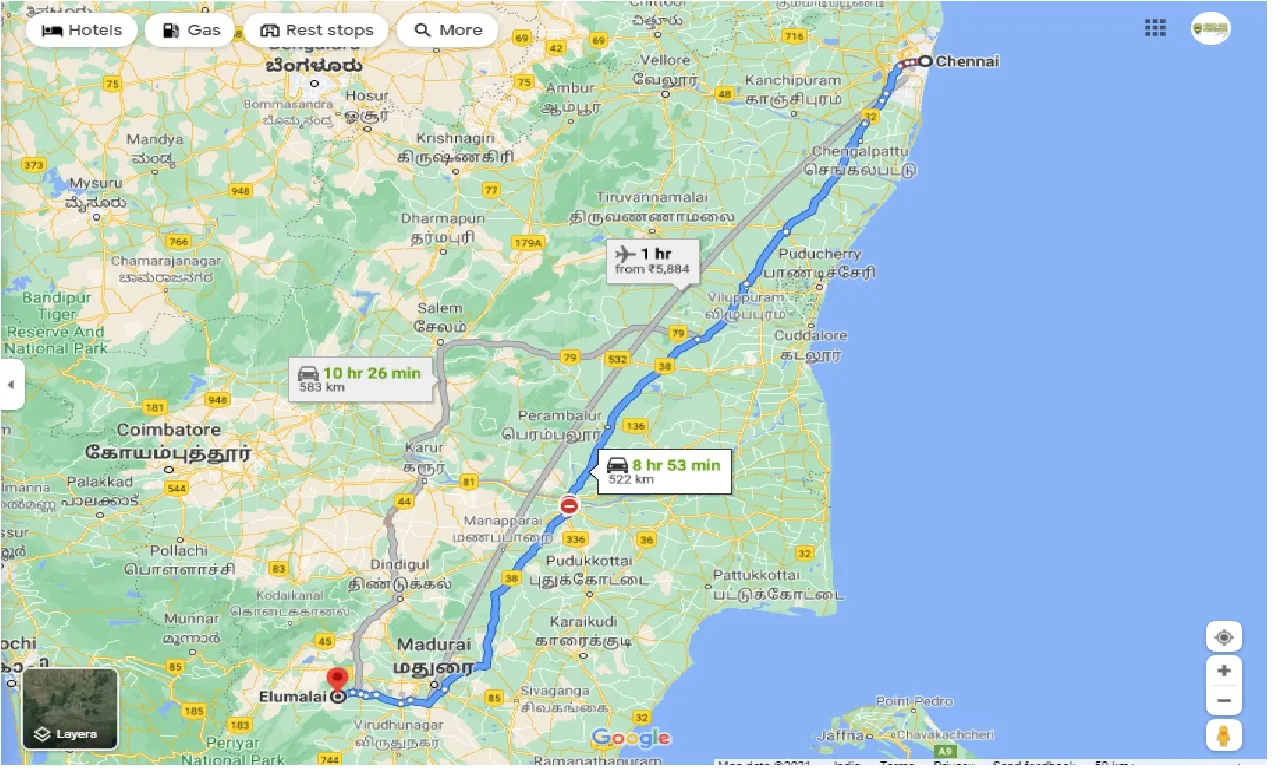 chennai-to-elumalai-one-way