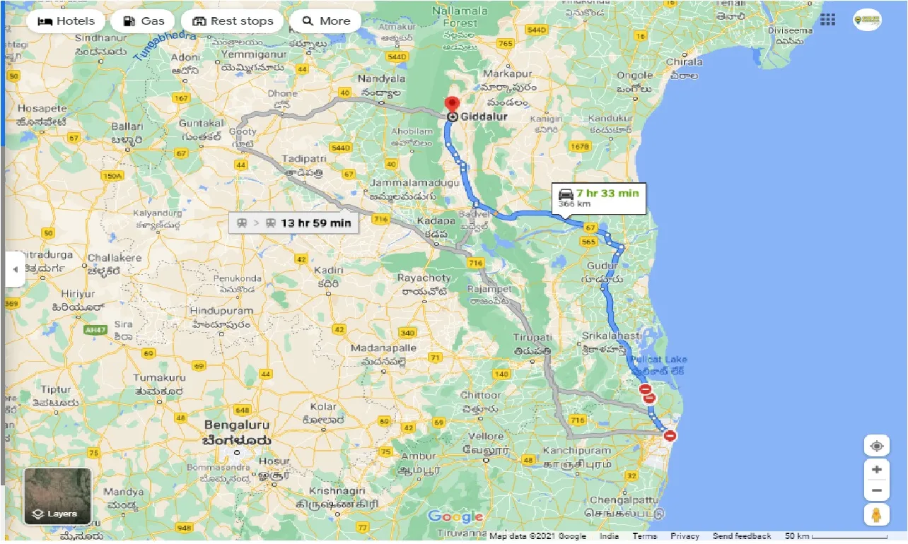 chennai-to-giddalur-one-way