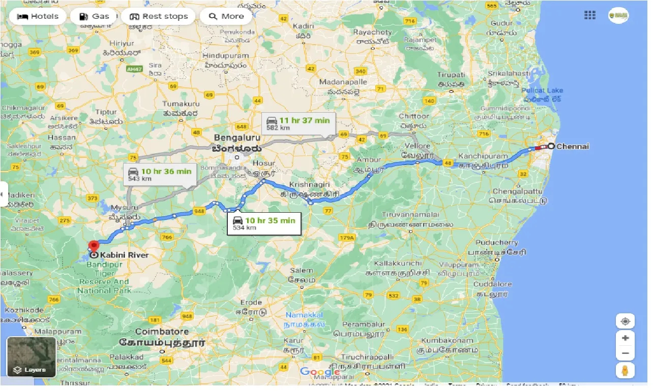 chennai-to-kabini-round-trip