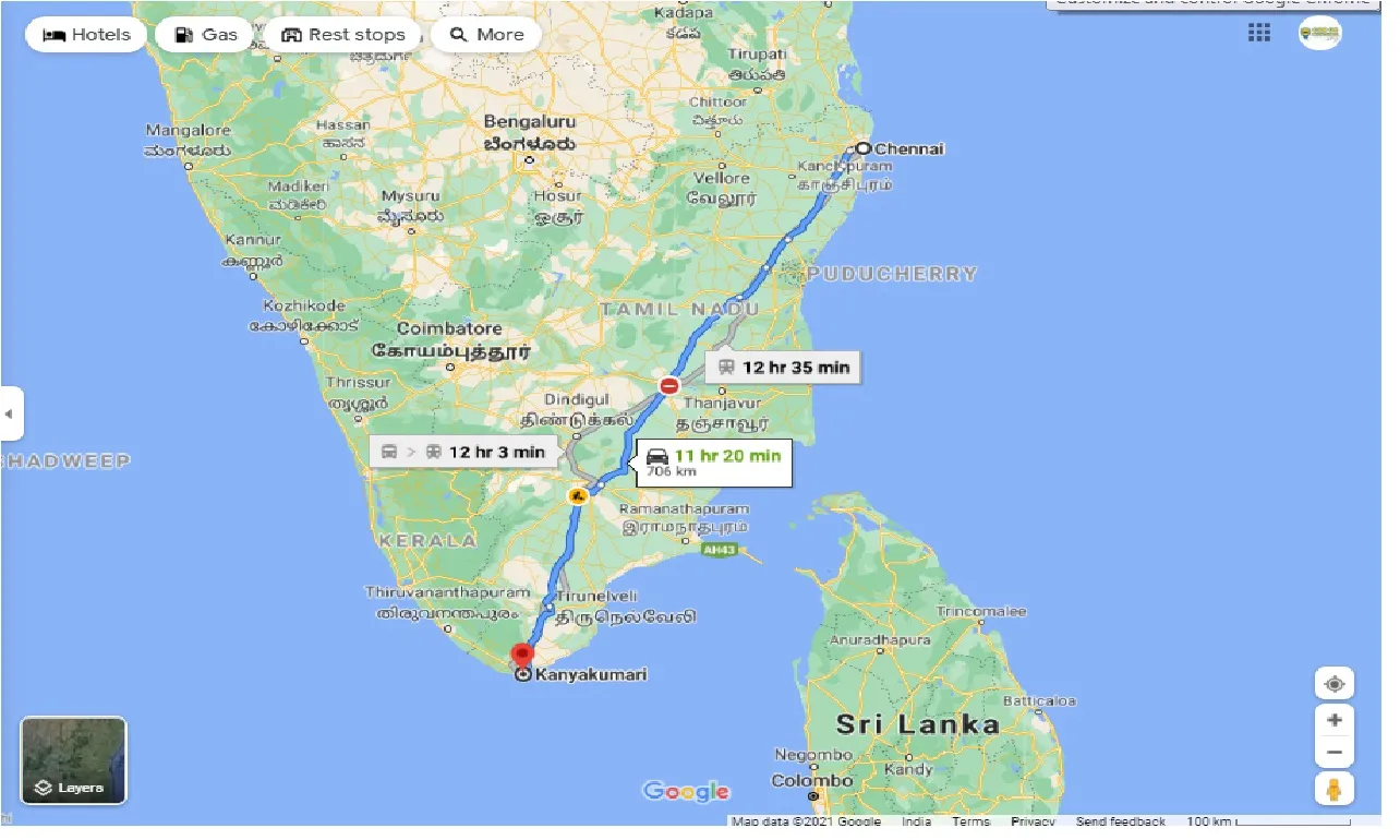 chennai-to-kanyakumari-one-way