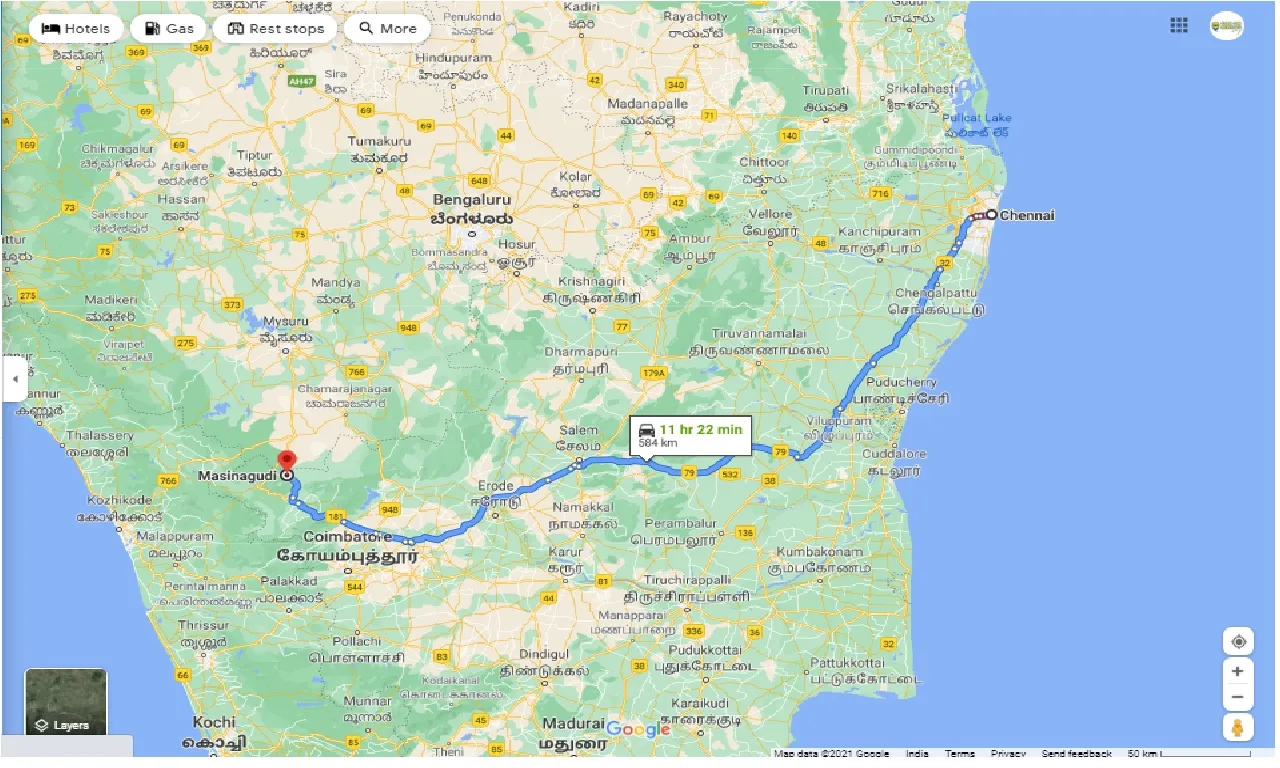 chennai-to-masinagudi-round-trip