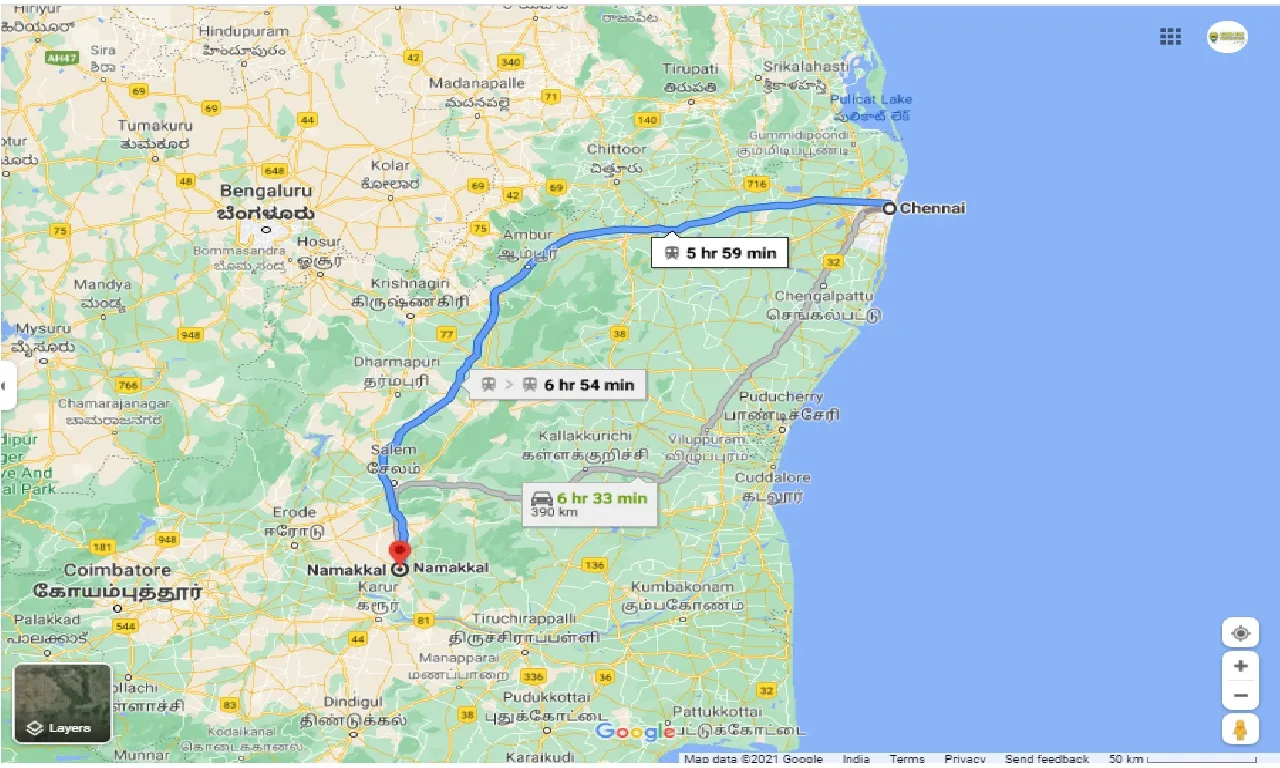 chennai-to-namakkal-round-trip