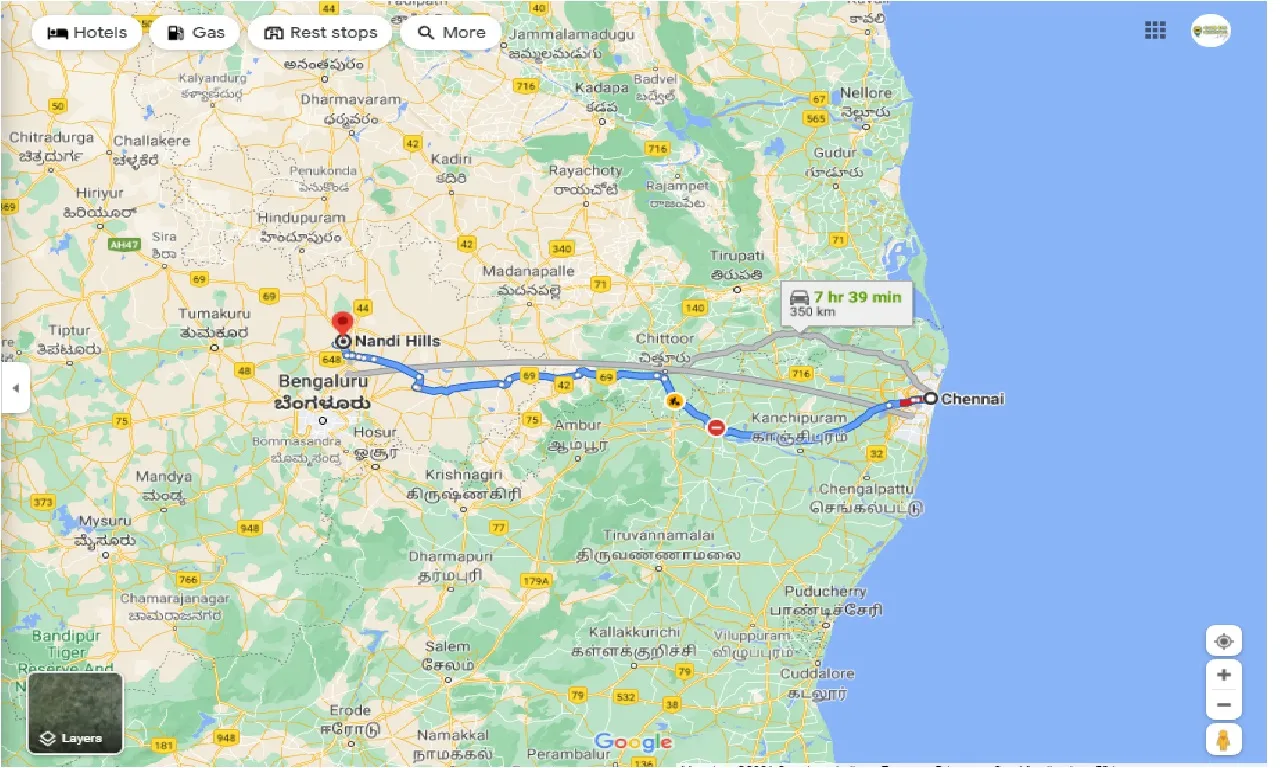 chennai-to-nandi-hills-one-way