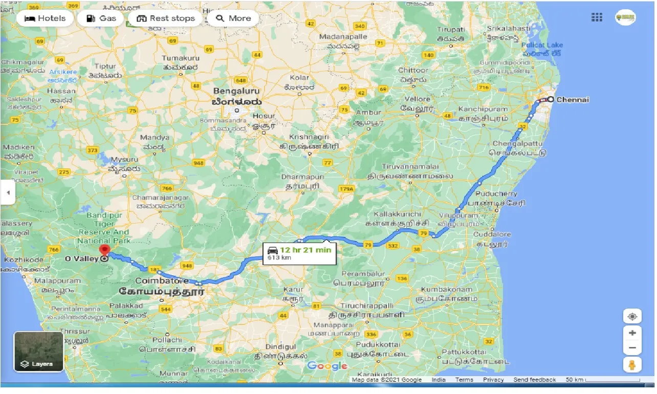 chennai-to-o-valley-round-trip